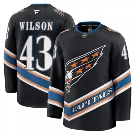 Miesten NHL Washington Capitals Pelipaita Fanatics Premium Tom Wilson Alternate 2024-25 Musta Miesten NHL Washington Capitals Pelipaita Fanatics Premium Tom Wilson Alternate 2024-25 Musta